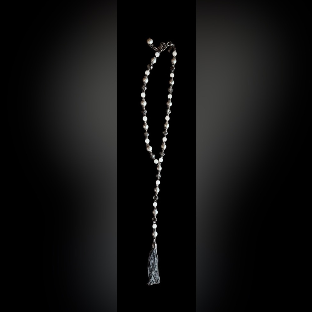 White House Black Market Tassel Necklace